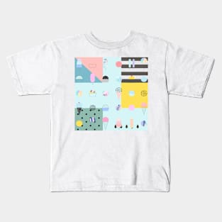 Ice Cream Patterns Kids T-Shirt